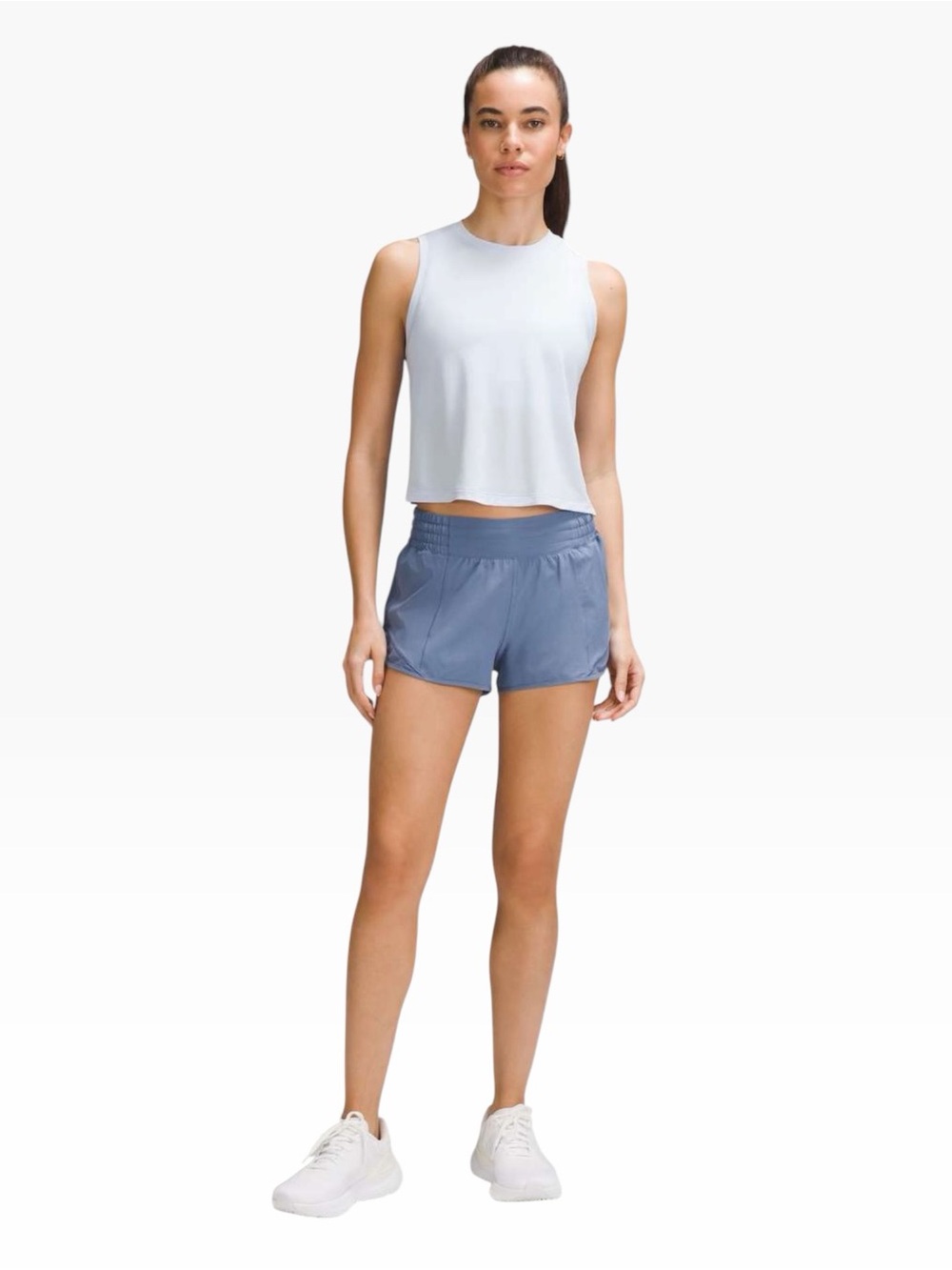 Lululemon Hotty Hot High-Rise Lined Short 2" Oasis Blue Size 10